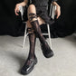 Streetwear Split Toe Socks, Strappy Lace Fishnet Stockings, Multi Designs