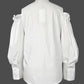 Vireous Women's Tuxedo Dress Shirt