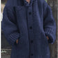 Women's Thick-Knit Hooded Cardigan Wrap Coat, Plus Sizes