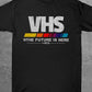 Vintage 'VHS The Future Is Here' T-Shirt, Philosophical 1970s Throwback