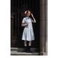 Elegant Preppy Dress, Summer Slim-Fit Shirt Dress