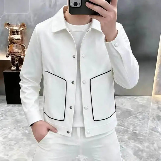 Avant Garde Men's Contrast Colour Fashion Bomber Jacket