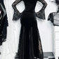 AltGoth Romantic Goth Aesthetic Flare-Sleeve Clubwear Dress