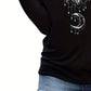 Goth Celestial Eclipse Women's Hoodie in Black