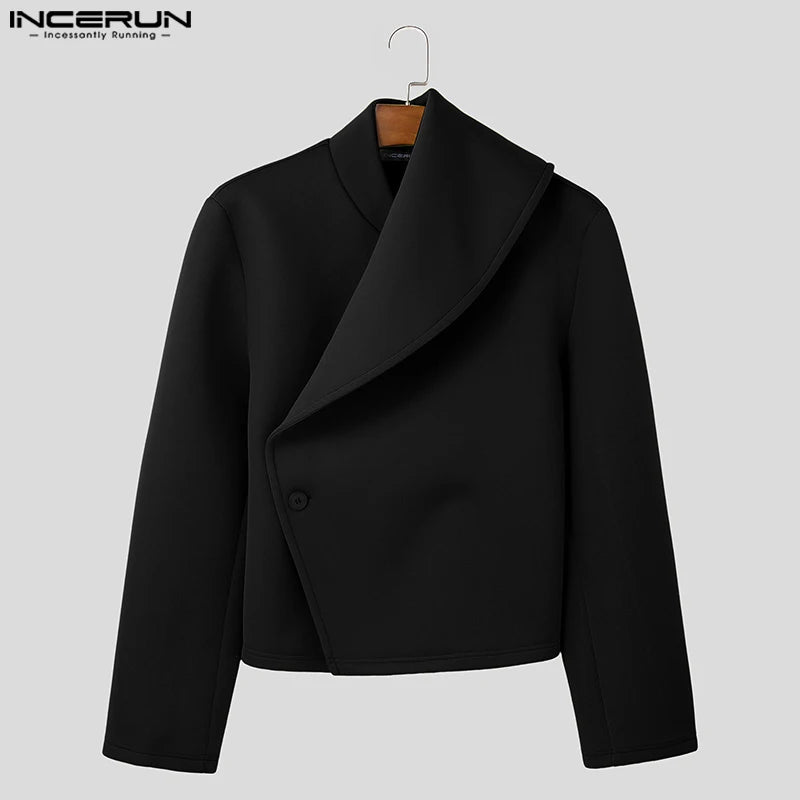 Unisex Asymmetric Deconstructed Loose Jacket