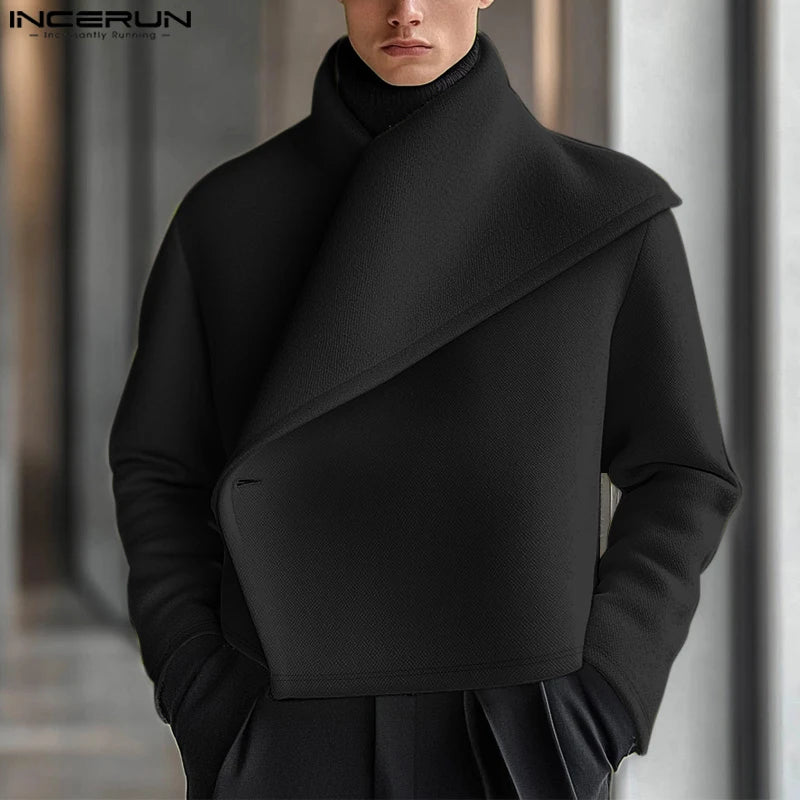 Unisex Asymmetric Deconstructed Loose Jacket