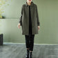 Classic Minimalist Women's Trench Coat Windbreaker, Multi Colours
