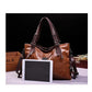 Fashion Versatile Tote Bag Two-Tone Large Capacity Handbag