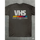 Vintage 'VHS The Future Is Here' T-Shirt, Philosophical 1970s Throwback