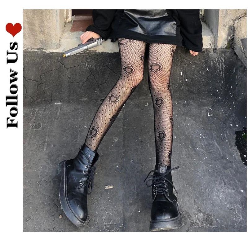 Streetwear Split Toe Socks, Strappy Lace Fishnet Stockings, Multi Designs