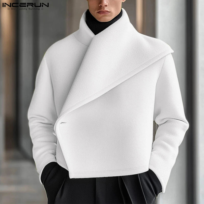 Unisex Asymmetric Deconstructed Loose Jacket