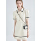 Preppy-Style Turndown Collar, Polo Shirt Golf Dress