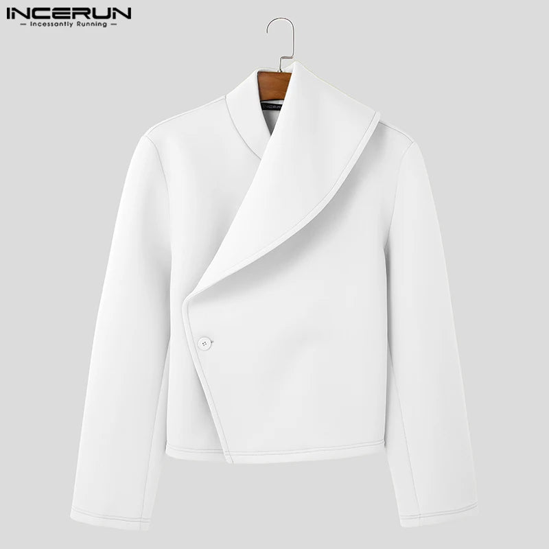 Unisex Asymmetric Deconstructed Loose Jacket