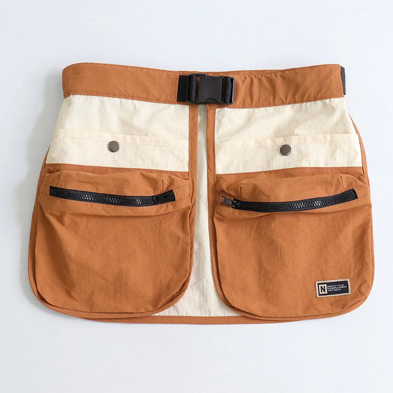 Trendy Outdoor Multi-Function Waist Pack with Pocket Zipper