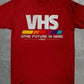 Vintage 'VHS The Future Is Here' T-Shirt, Philosophical 1970s Throwback