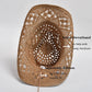 Women's Summer Hand Woven Straw Hat with Natural Shell Decoration