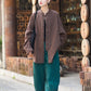 Fashion Cotton Linen Women's Stand Collar Jacket, Multi Colours