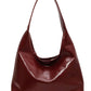 Large Capacity Soft Leather Tote Handbag, Multi Colours