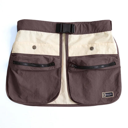 Trendy Outdoor Multi-Function Waist Pack with Pocket Zipper