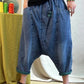Women's Cropped Casual Baggy Denim Jeans