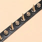 Dark Cross Punk Gothic Rivet Choker