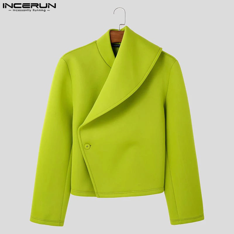 Unisex Asymmetric Deconstructed Loose Jacket