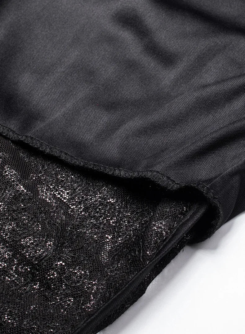 Vireous Women's Sparkling Sequin Slacks, Loose Mid-Waist Trousers