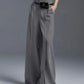 Women's Very Wide Leg Urban Pleated Split-Front Trousers