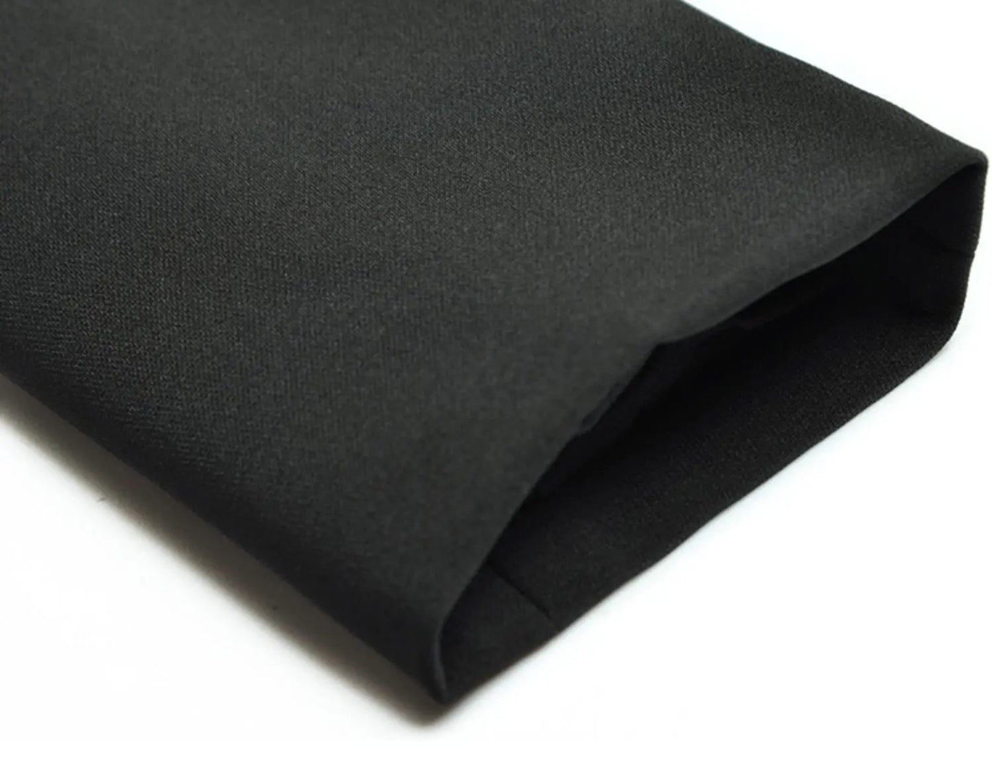 Vireous Black Suit-Collar Tiered Maxi Dress, Winter Catwalk Collection