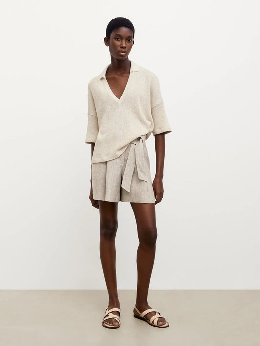 Women's Soft Knitted Polo Shirt, Catwalk Collection