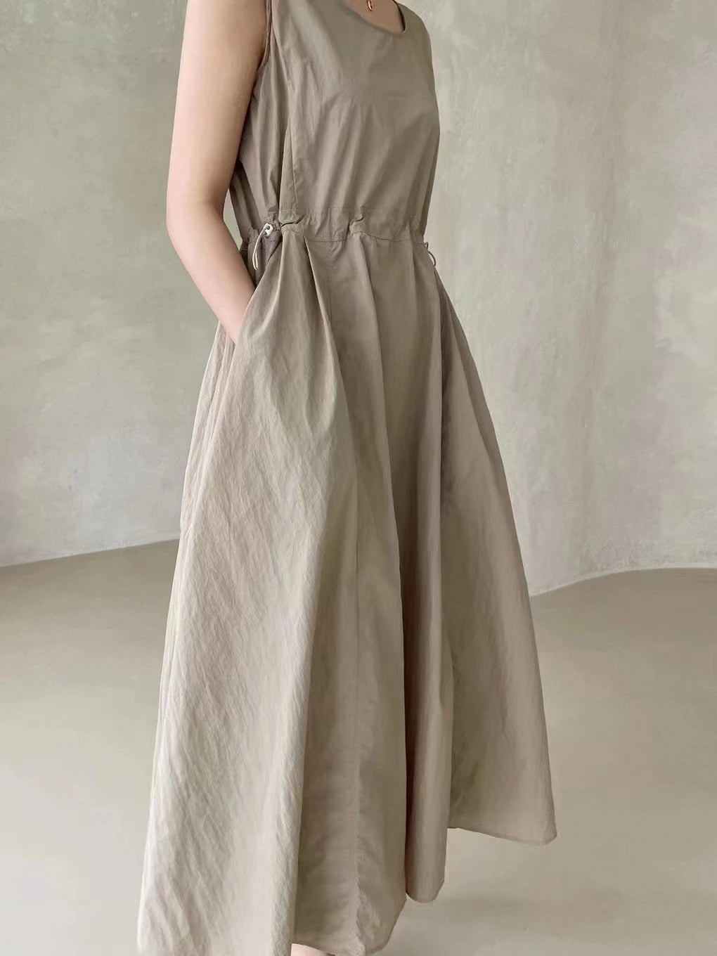 Two-Piece Women's Sleeveless Dress and  Matching Jacket Suit