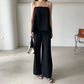 Vireous Simple Two-Piece Women's Summer Pants Suit