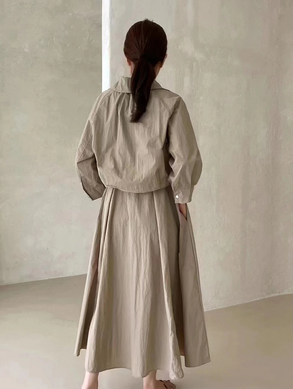 Two-Piece Women's Sleeveless Dress and  Matching Jacket Suit