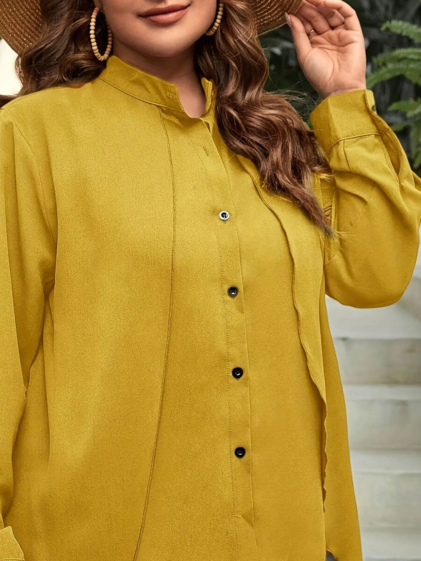 Vireous Women's Amber Woven Shirt, Plus Sizes