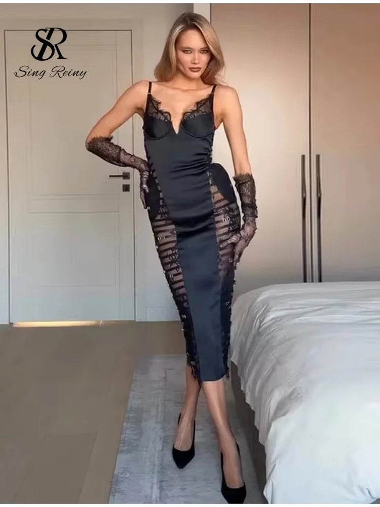 Formal and Club Lace Luxury Evening Dress