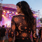 Sun and Moon Sheer Mesh Round-Neck Base Layer Shirt