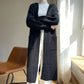 Vireous Lazy-Style Thickened Wool Knit Long Cardigan Coat