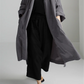 Vireous Cotton and Linen Women's Fashion Casual Loose Shirt Coat