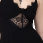 Killstar Sacralgia Lace Insert Black Flared Dress