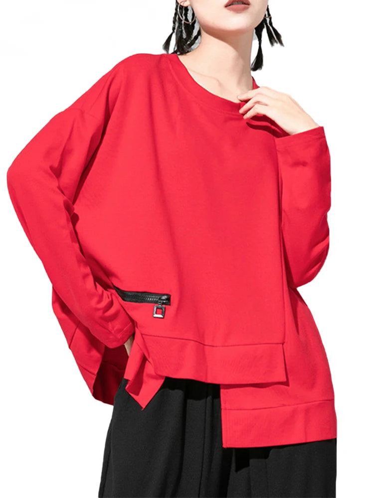 Vireous Streetwear Women's Round-Neck Fashion Top, Catwalk Collection