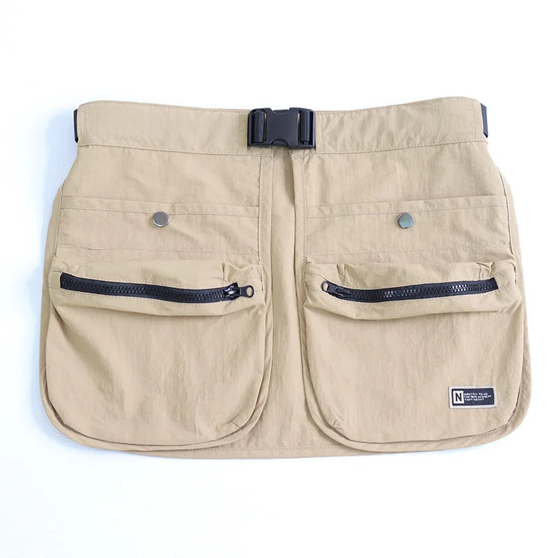 Trendy Outdoor Multi-Function Waist Pack with Pocket Zipper