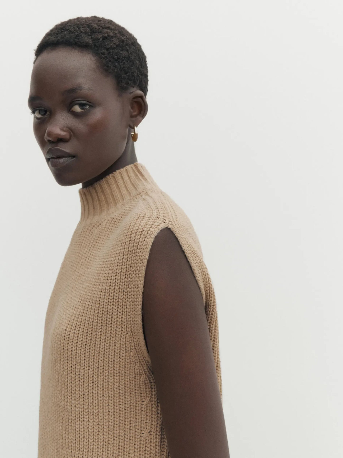 Vireous Women's Fashion Sleeveless Vest Sweater