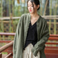 Fashion Cotton Linen Women's Stand Collar Jacket, Multi Colours