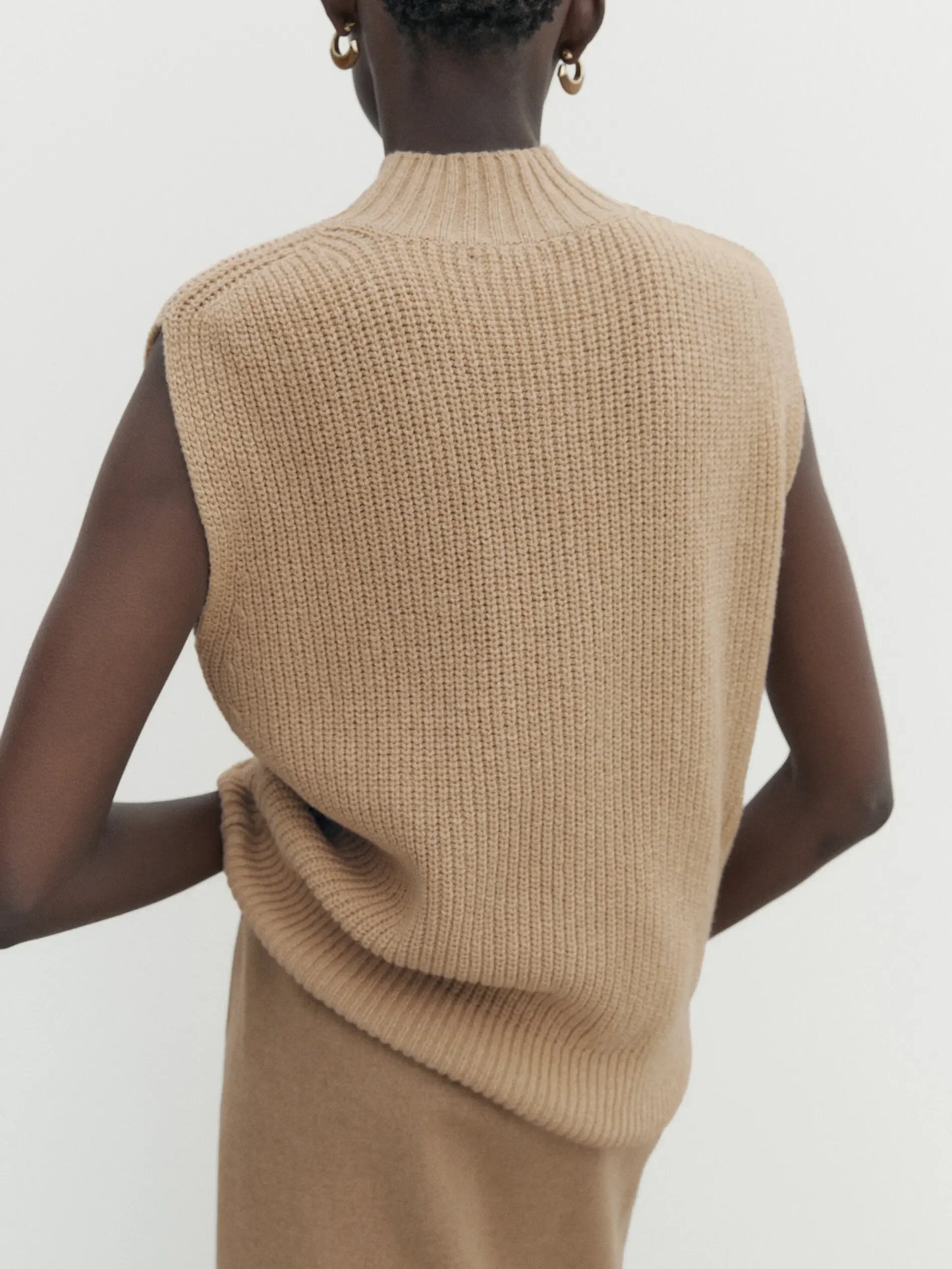 Vireous Women's Fashion Sleeveless Vest Sweater