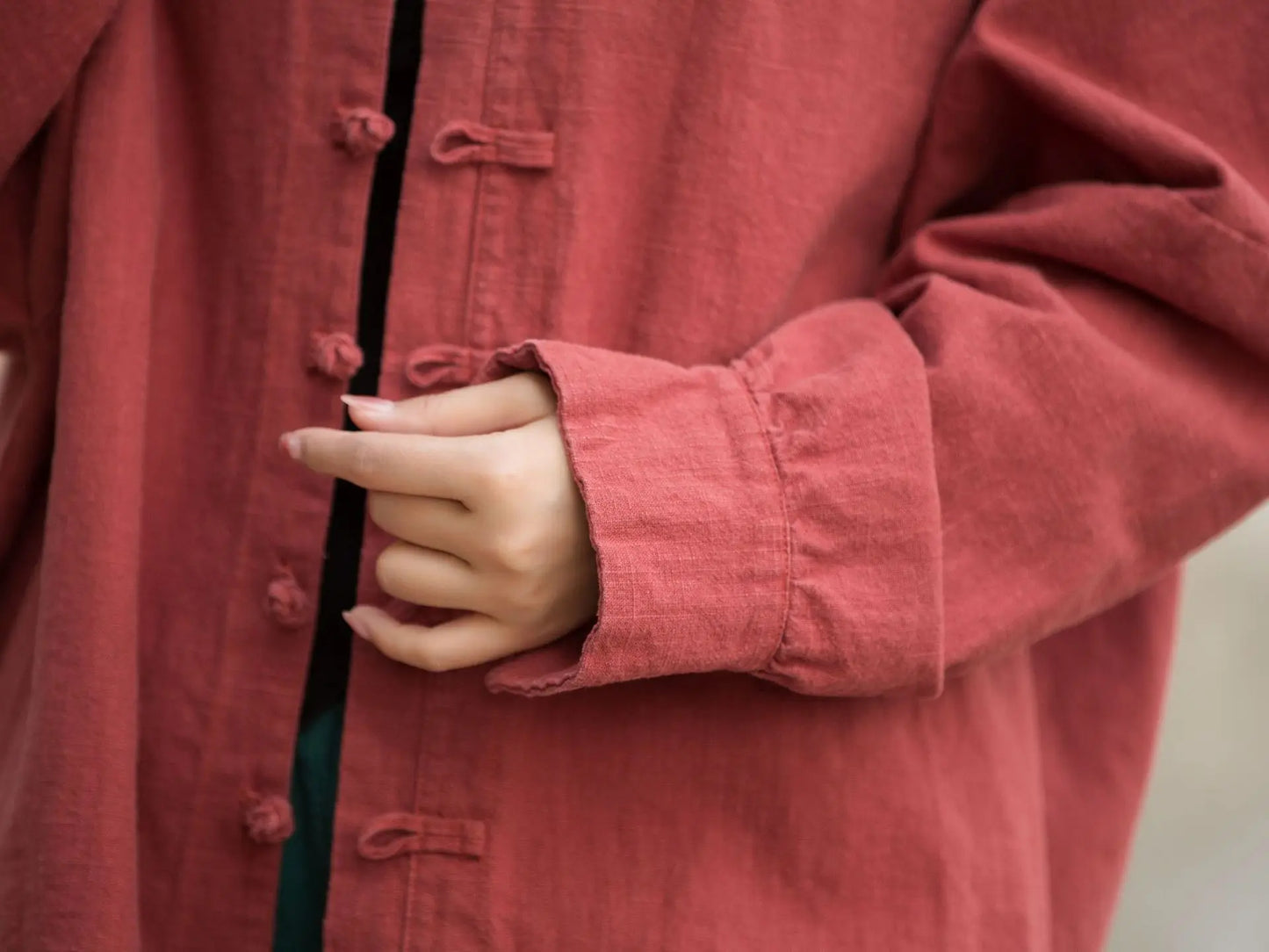 Fashion Cotton Linen Women's Stand Collar Jacket, Multi Colours