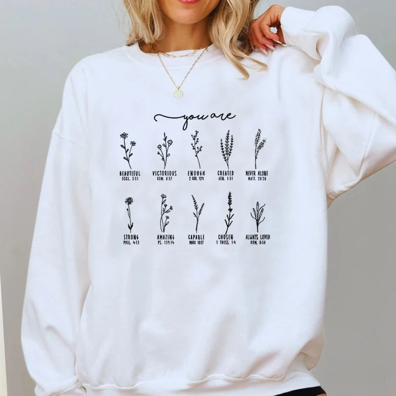 'You Are' Bible Verse Inspiration Sweatshirt