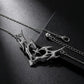 Gothic 'Heart Flame' Waist Chain, Punk Metal Belly Chain for Beach Bikini Party Club