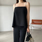 Vireous Simple Two-Piece Women's Summer Pants Suit