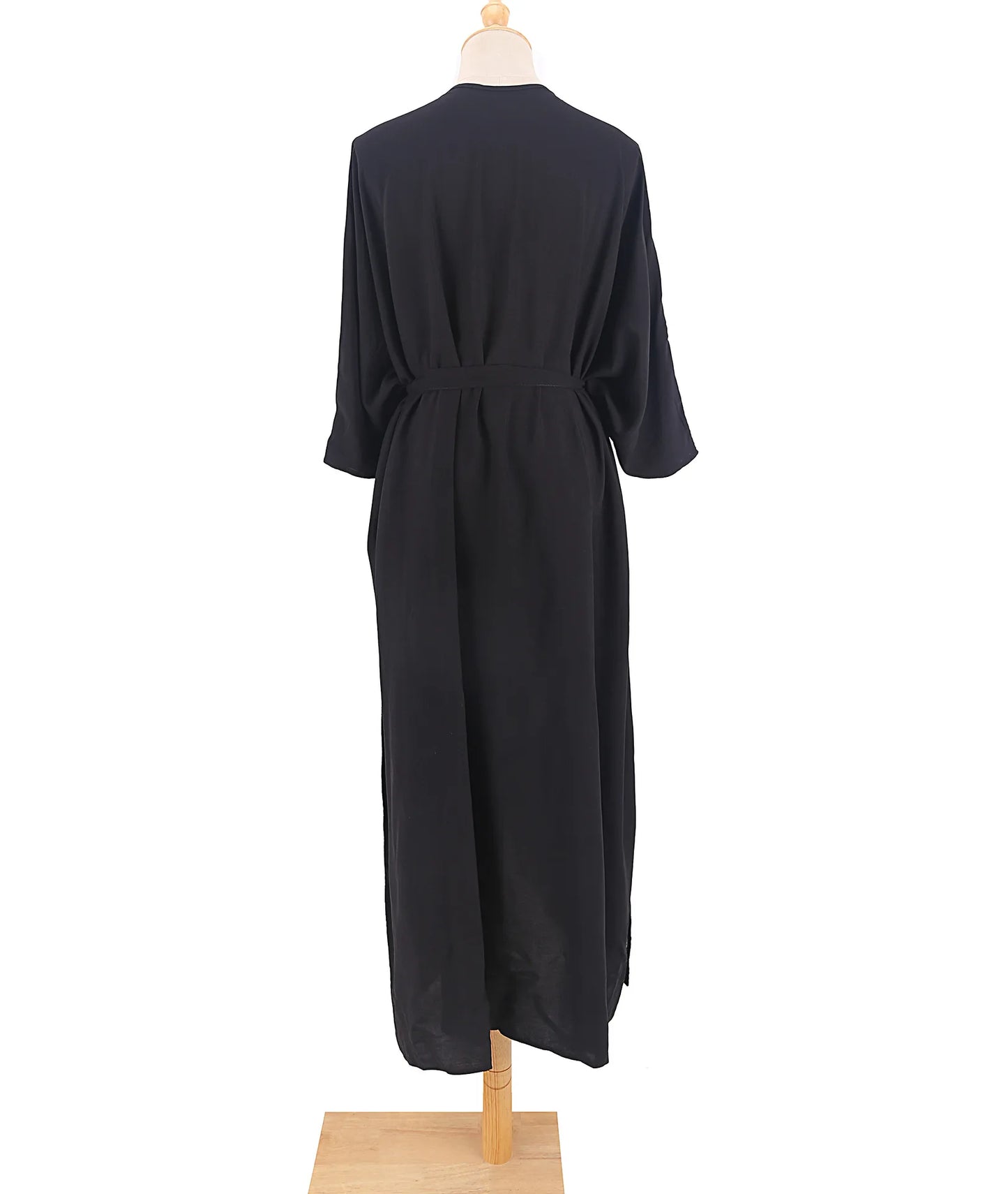 Loose Beach Kimono Cardigan Swimsuit Cover Up with Embroidery