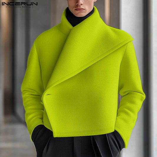 Unisex Asymmetric Deconstructed Loose Jacket